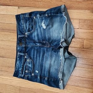 American Eagle Outfitters denim super stretch shorts size 6